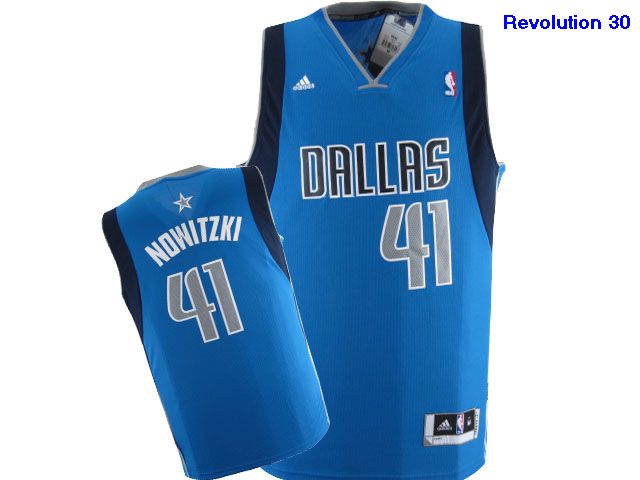 Fashion Dallas Mavericks Dirk Nowitzki Revolution 30 Swingman Road Adidas Jerseys